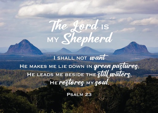 [KIENP0052] Post Lg: The Lord Is My Shepherd