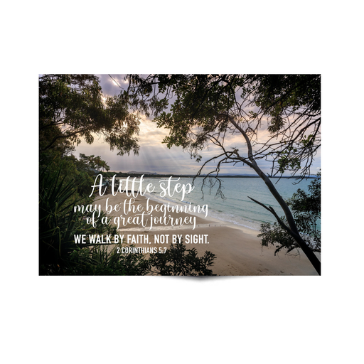 [KIENP0051] Post Lg: We Walk By Faith