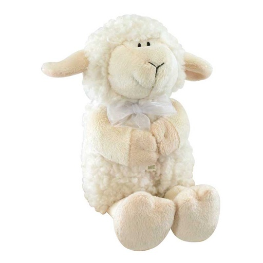 [181419] Praying Lamb White Plush