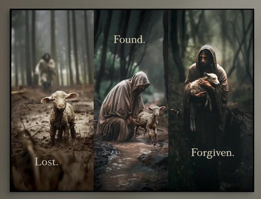 [ART0860] Printed Art Lost Found Forgiven