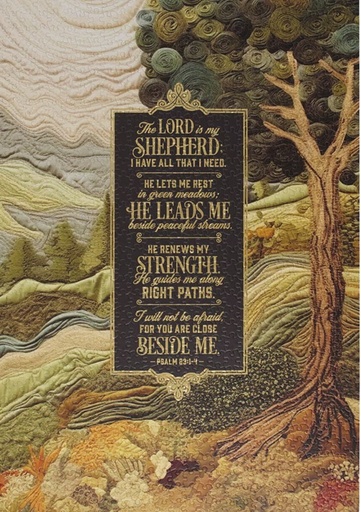 [PUZ068] Puzzle 1000pc Lord Is My Shepherd Tapestry (01/25)