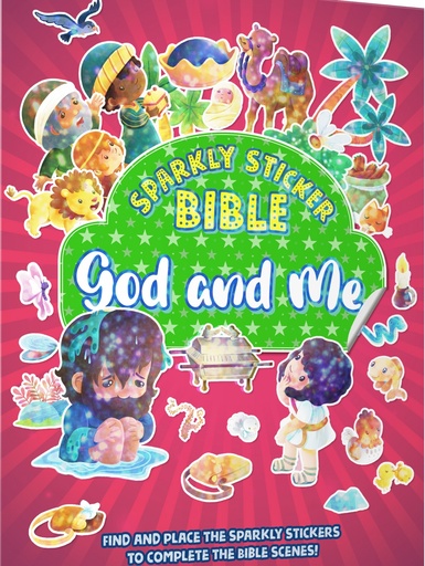 [9788772034256] Sparkly Sticker Bible God and Me