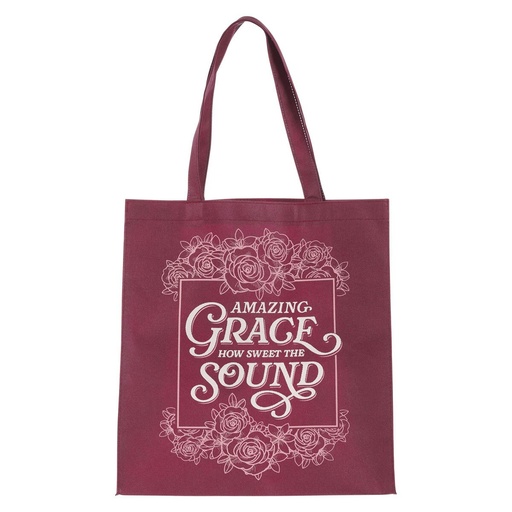 [TOT216] Tote Amazing Grace Burgundy Polypropylene (01/25)