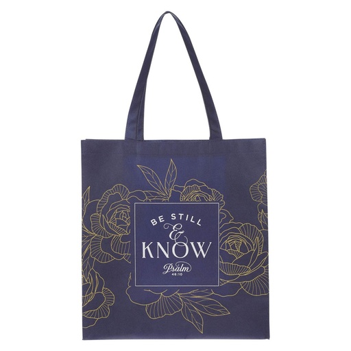 [TOT218] Tote Be Still Navy Polypropylene