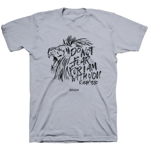 [APT2984XL] Tshirt XL Do Not Fear Grey