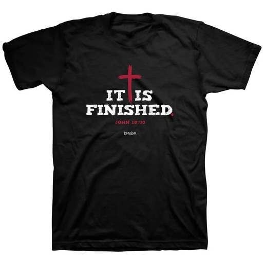 [APT4546XL] Tshirt XL It Is Finished Black