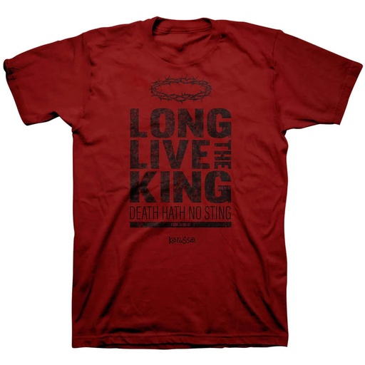 [APT4371XL] Tshirt XL Long Live The King Red