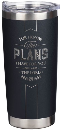 [SMUG300] Tumbler I Know The Plans Charcoal SS 
