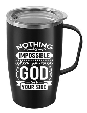 [GEWB5498-SM] Tumbler Nothing Is Impossible Brown