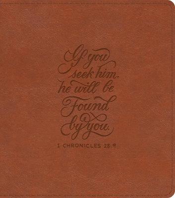 [9798874902612] ESV Journaling Study Bible (TruTone over Board, English Saddle, 1 Chronicles 28:9 Design) (08/25)