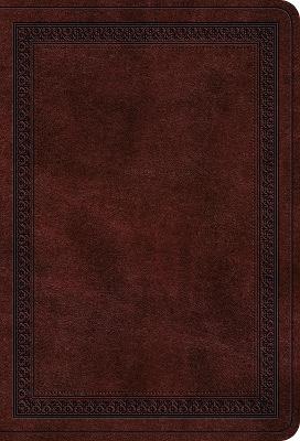 [9798874903060] ESV Value Large Print Compact Bible (TruTone, Mahogany, Border Design) 