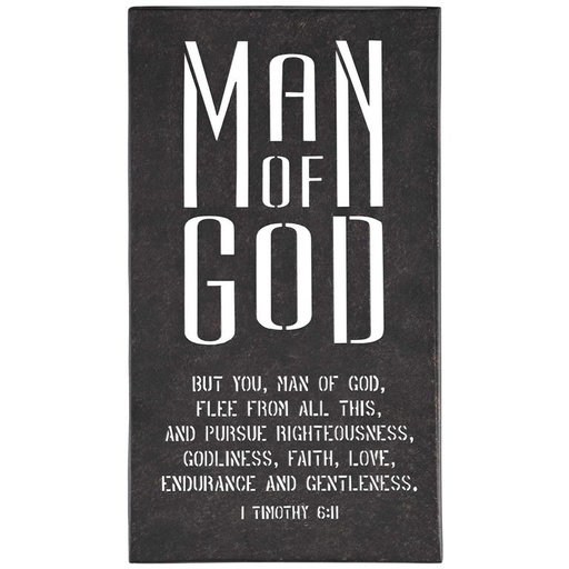 [WPLQM-17] Wall Hanging Metal Man of God (03/25)