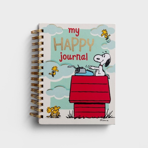 [U2947] My Happy Journal Peanuts Wirebound (04/25)