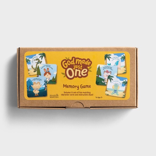 [J8772] God Made Just One Memory Game 
