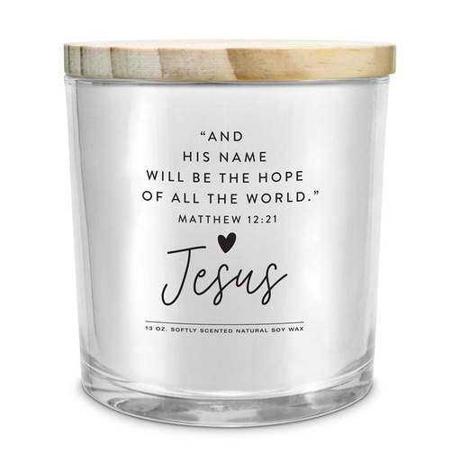[35048L] Candle Christmas Jesus (06/25)