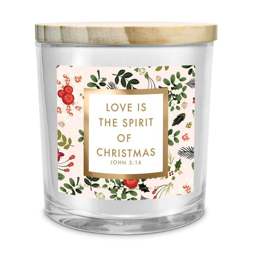 [35052L] Candle Love Is the Spirit of Christmas 