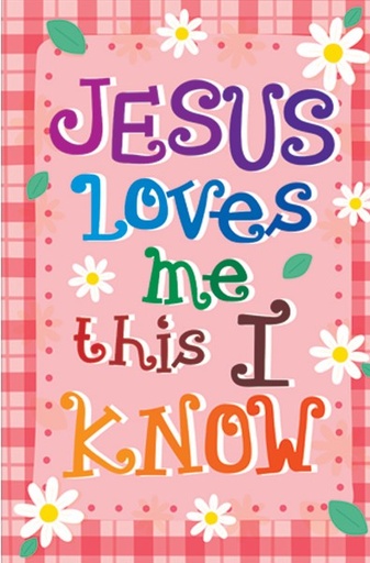 [SEMP59245-WM] Memo Pad Jesus Loves Me This I Know 