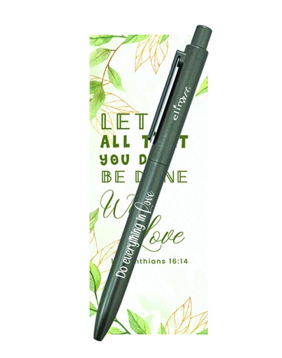 [GEBP5786-WM] Gel Pen Do Everything In Love With Bookmark (08/25)