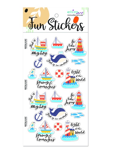 [SEST56110-WC] Fun Stickers Ocean