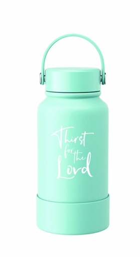 [GEWB5508-WM] Tumbler Bottle Short Thirst For The Lord Aqua