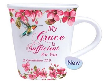 [GEMG5980-WM] Mug My Grace Is Sufficient Pink Floral (08/25)