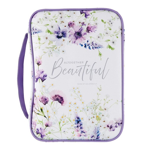 [P7303F] Bible Case Altogether Beautiful Purple Floral (05/25)