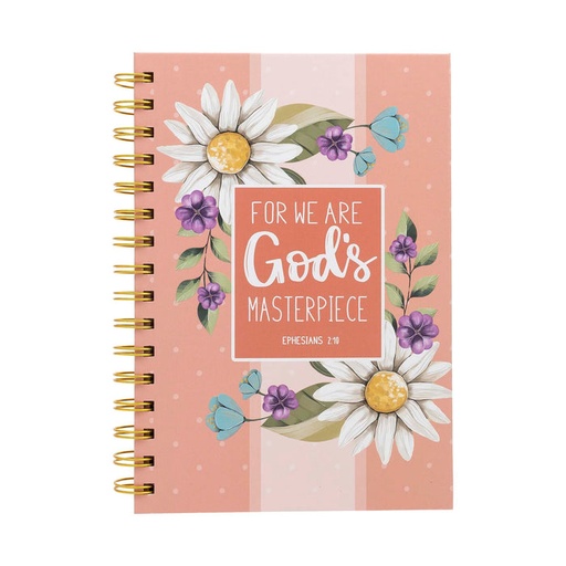 [32862D] Guided Journal For We Are God's Masterpiece Wirebound (05/25)
