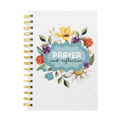 [32861D] Guided Journal Prayer & Reflection Floral Wirebound (05/25)