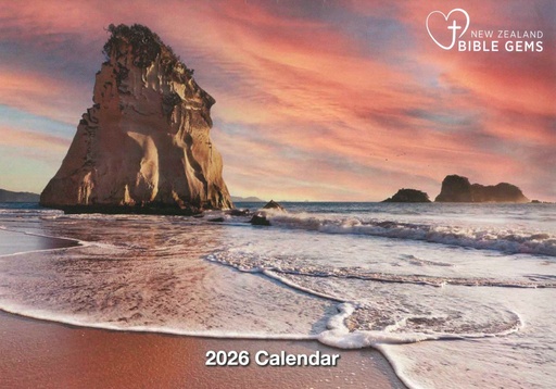 [NZBG226] 2026 Calendar Bible Gems NZ Scenery 
