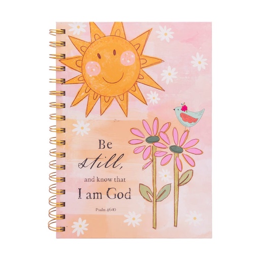 [33504D] Journal Be Still and Know Spring Wirebound (08/25)