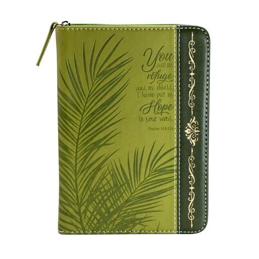 [27422D] Journal You Are My Refuge Freen Palm Zip (08/25)