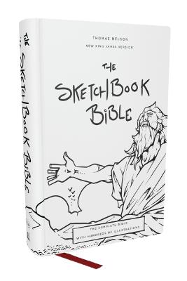 [9781400339471] NKJV The Sketchbook Bible: The Complete Bible with Hundreds of Illustrations H/C Red Letter, Comfort Print 
