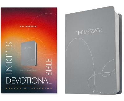 [9781641588065] The Message Student Devotional Bible Stone Gray 