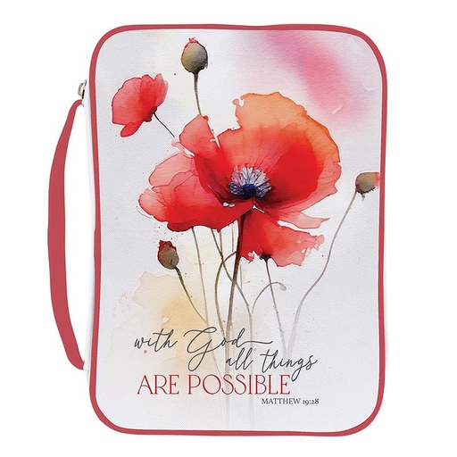 [BIC2001] Bible Case With God All Things Are Possible 