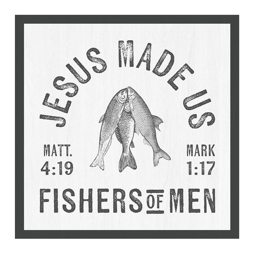 [T3164] Plaque Fishers of Men Wood