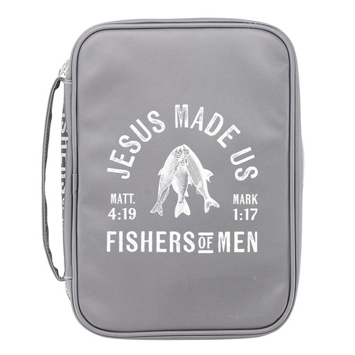 [T3163] Bible Case Fishers of Men Vegan Leather 