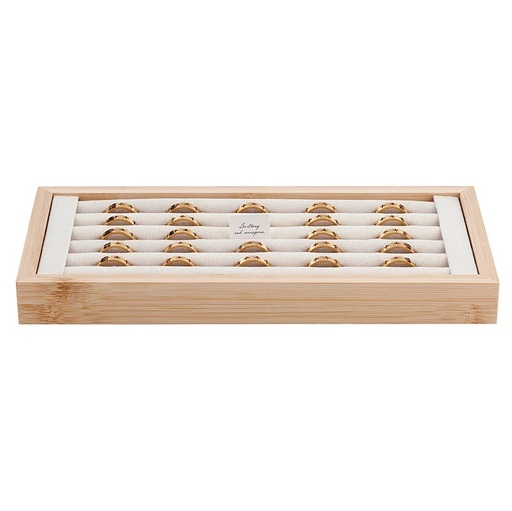 [R7762] Cross Filled Ring Display 24 Pieces (03/26)